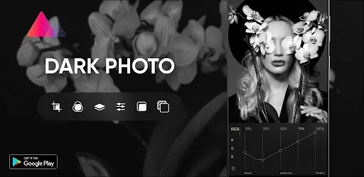 Darkroom na lista de melhores aplicativos para editar fotos no android. Reprodução: google play store