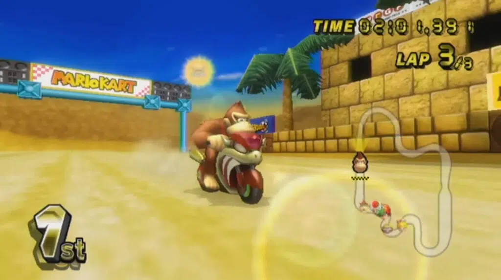 Screenshot de mario kart wii, desenvolvido pela nintendo (imagem: reprodução)