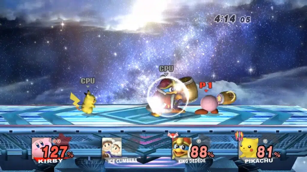 Screenshot de super smash bros. Brawl, desenvolvido pela sora ltd. Sob tutela da nintendo (imagem: reprodução)