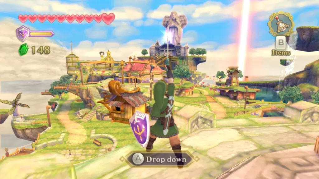 Screenshot de the legend of zelda: skyward sword, desenvolvido pela nintendo (imagem: reprodução)