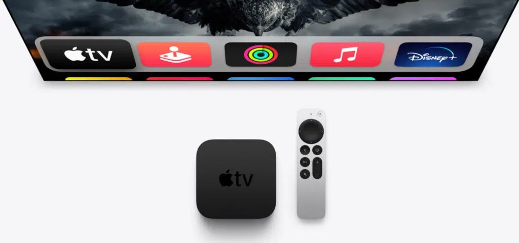 Imagem ilustrativa do apple tv 4k.