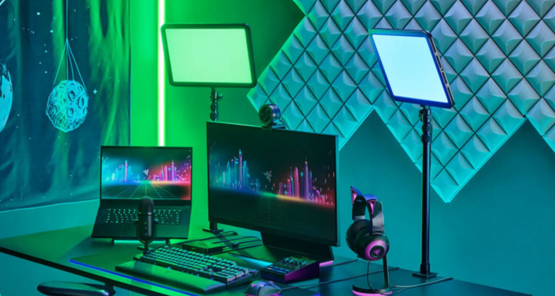 Novos acessórios para streamers da razer