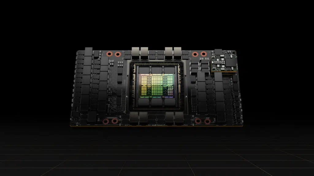 Novo processador h100 com arquitetura hopper da nvidia