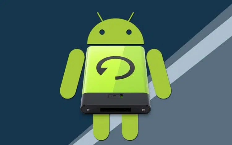 Animação para representar backup do android