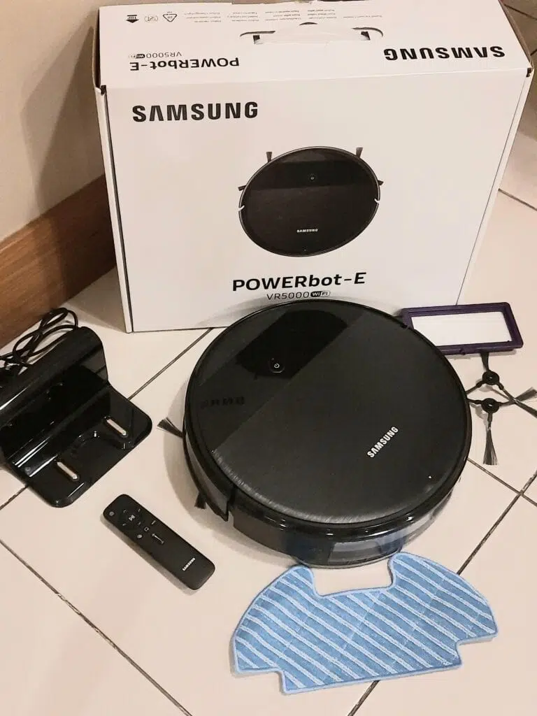 Review powerbot-e vr5000rm - itens da caixa