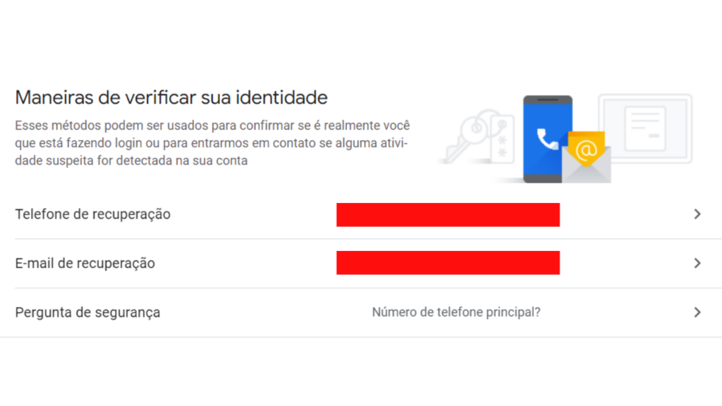 Como recuperar a conta do Gmail e aumentar a seguran a - 98