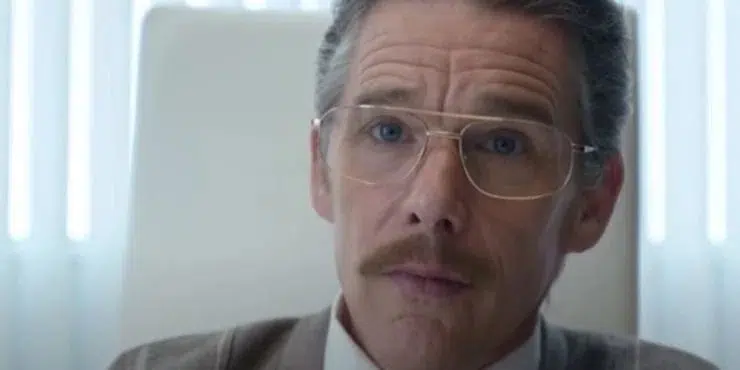 Ethan hawke como arthur harrow em cavaleiro da lua