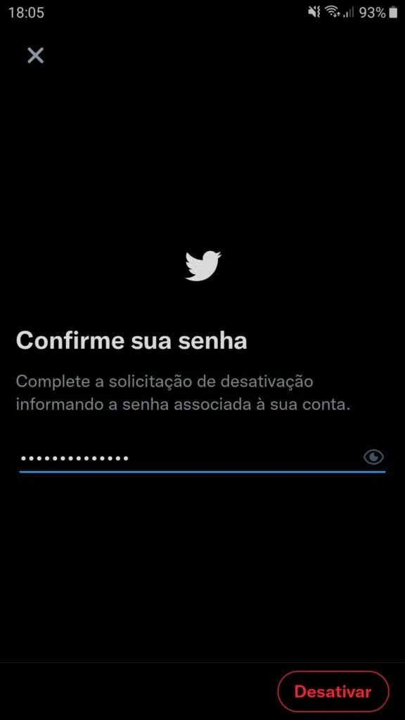 Como excluir o twitter de forma definitiva