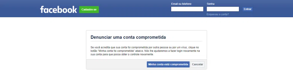 Veja como recuperar um facebook invadido que você não tem mais acesso