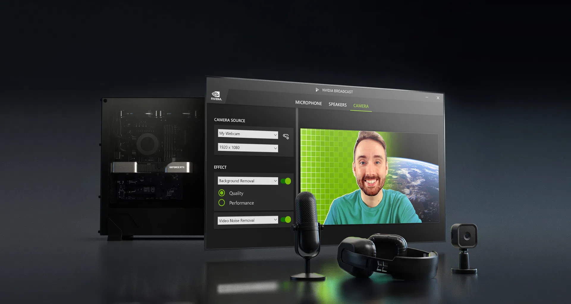 Como melhorar áudio e vídeo em gravações, lives e videochamadas com o nvidia broadcast