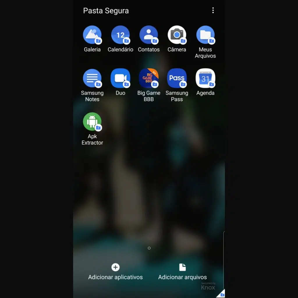 Tutorial para colocar apps na pasta segura da samsung