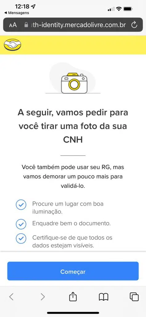 Passo 6: neste momento você realizará todo o processo de bloqueio através do seu smartphone. Reprodução: lucas gomes, showmetech