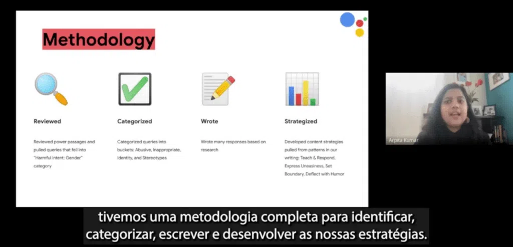 Dados sobre respostas do google assistente