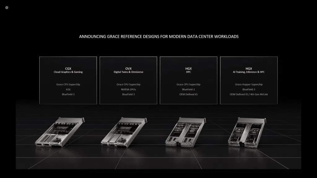 Supercomputador para servidores da nvidia