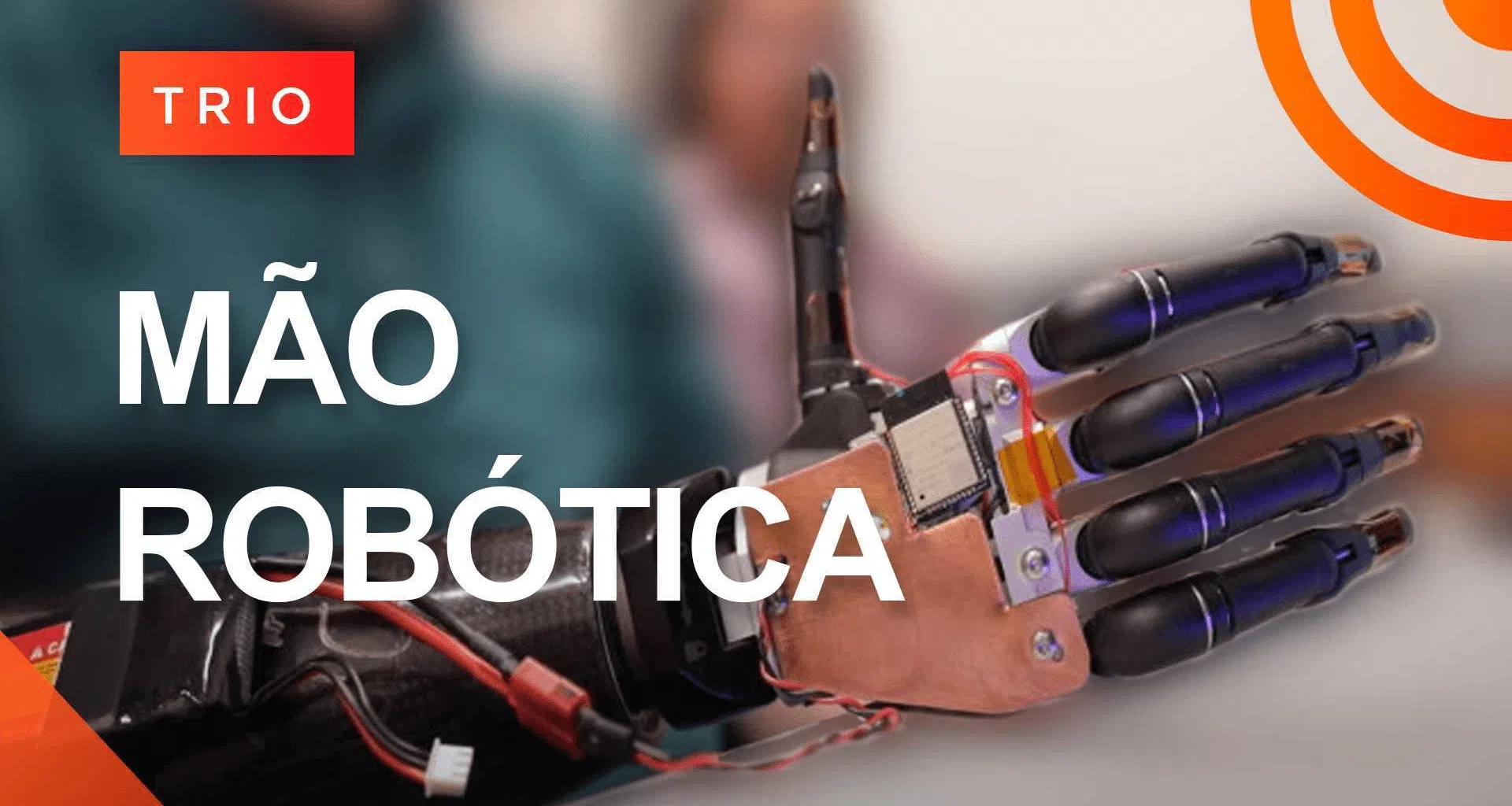 Mão robótica controlada pela mente | showmetech trio