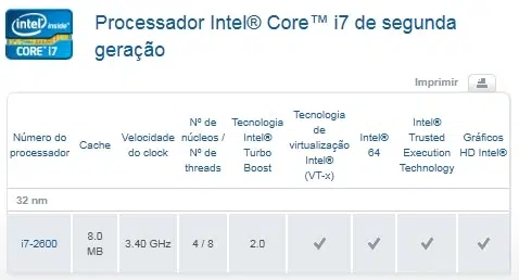 Processador intel