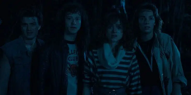 Steve, eddie, nancy e robin em stranger things 4 volume 1