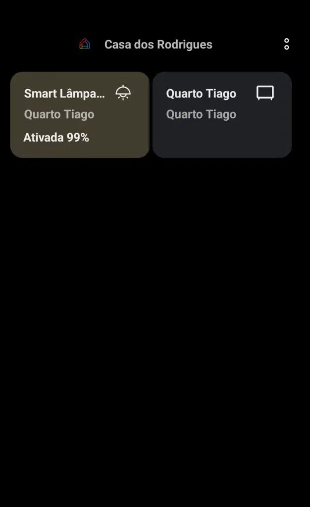 Com o controle do sistema, você controla sua casa inteligente de forma rápida e simples
