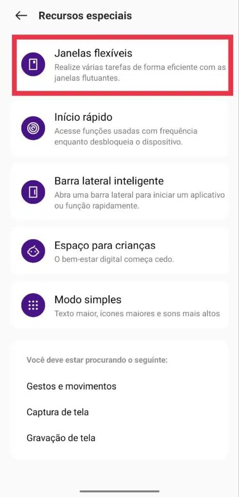 As janelas flexíveis servem para deixar um app em espera enquanto você faz outras atividades no seu smartphone realme