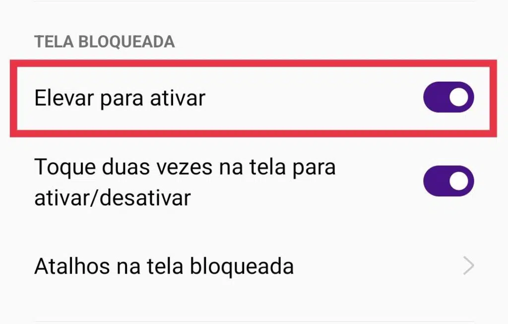 Com esse recurso você pode ativar a tela do seu smartphone realme apenas levantando a tela do mesmo