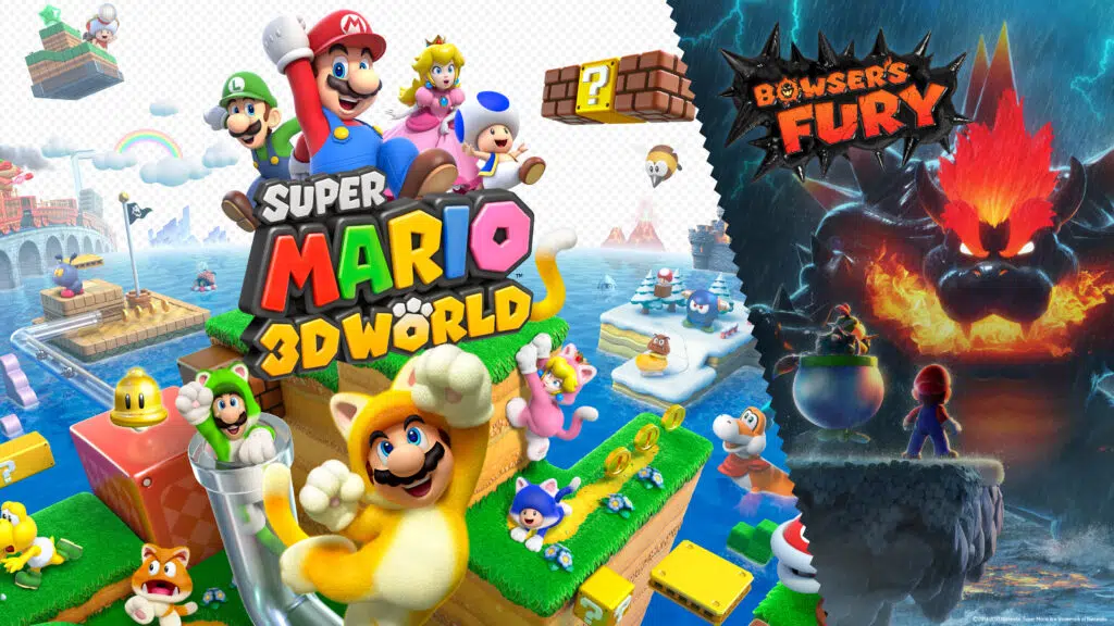 Imagem do logo de super mario 3d world