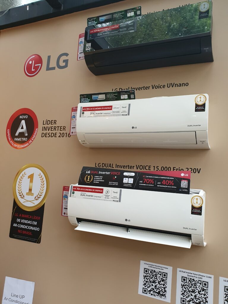 Novo ar condicionado da LG economiza at  70  de energia - 89