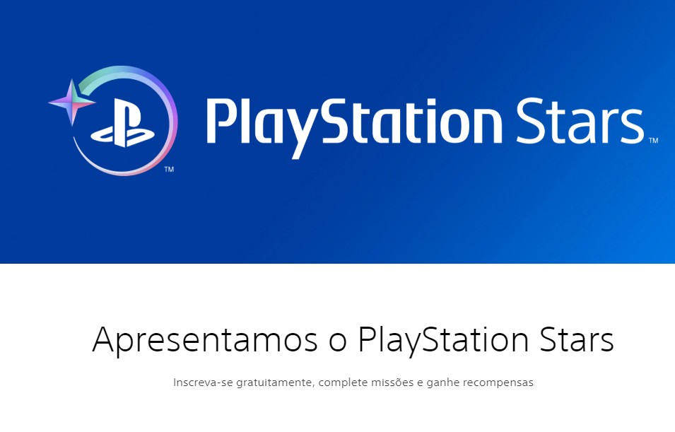 PlayStation Stars  Adere ao programa de fidelização PlayStation e
