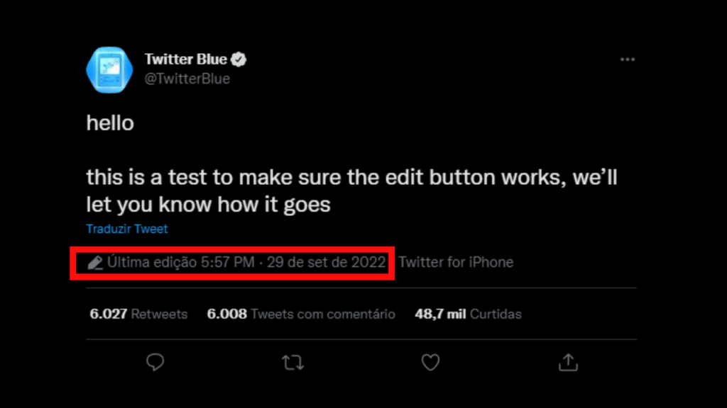 Como funciona o recurso de editar tweet  Tire suas d vidas - 99