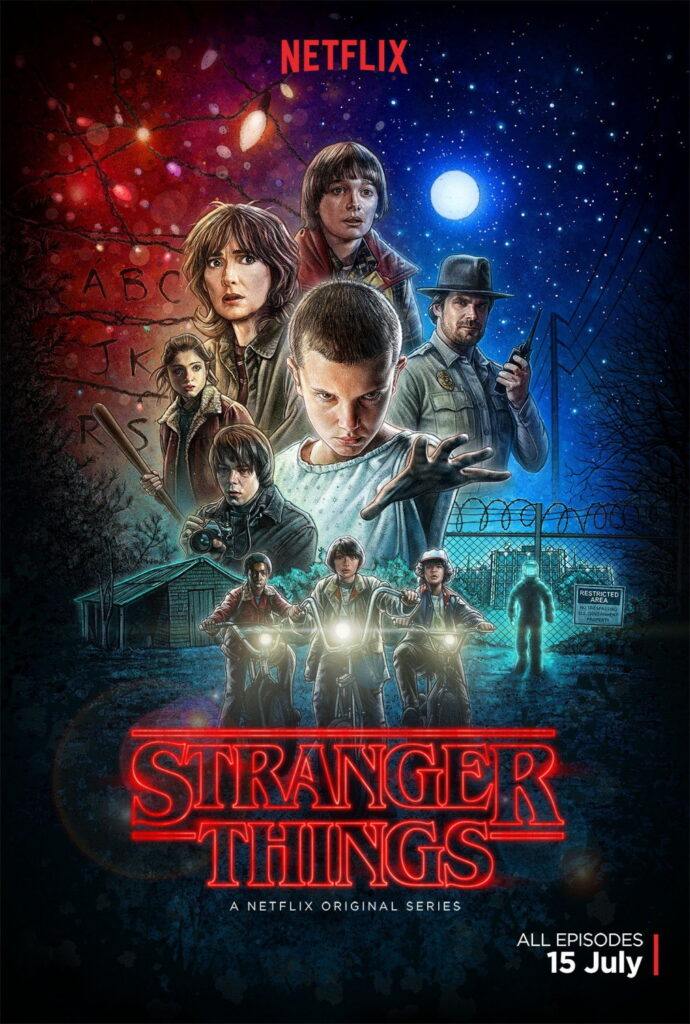 Pôster oficial de stranger things