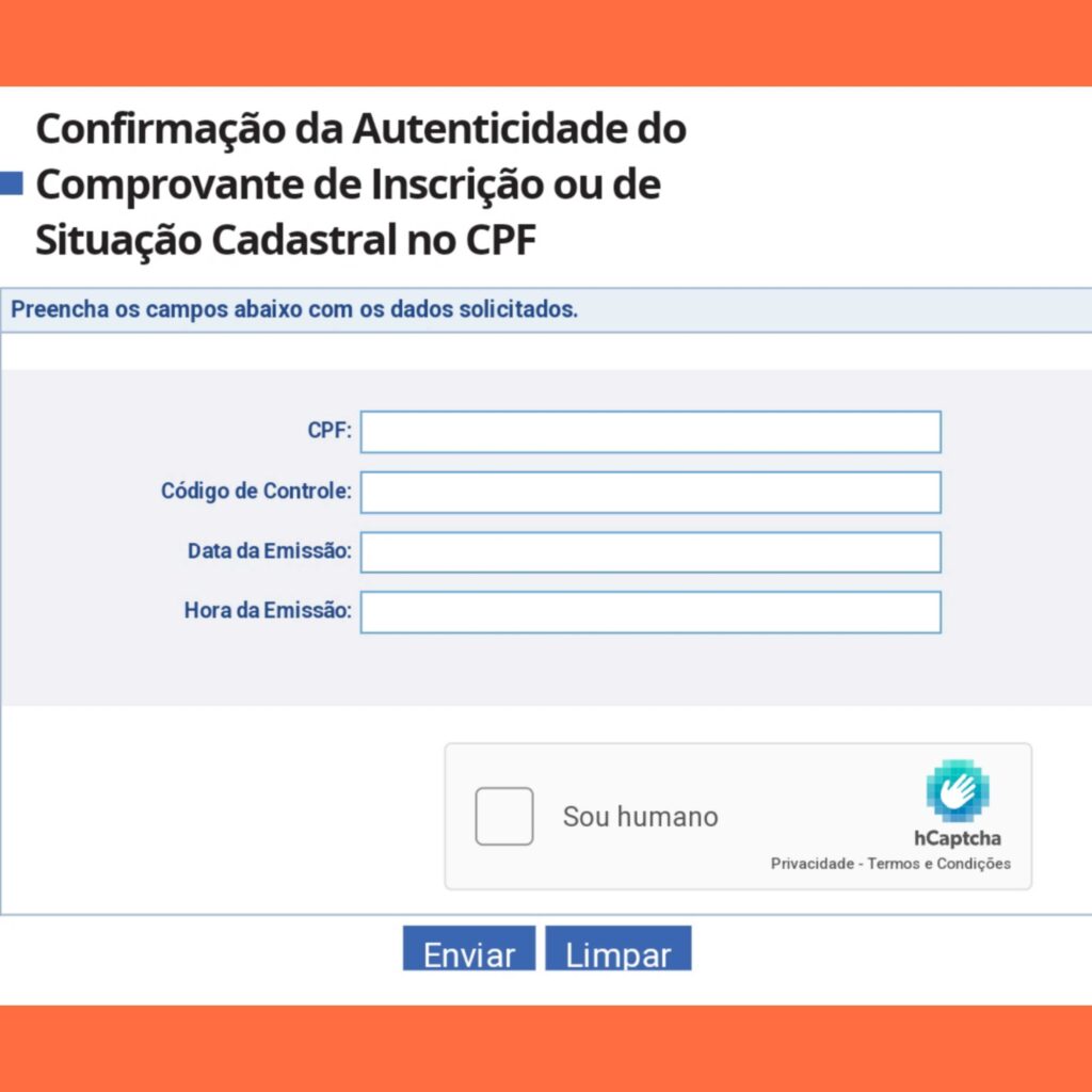 Como emitir o CPF online  1  e 2  via  - 90