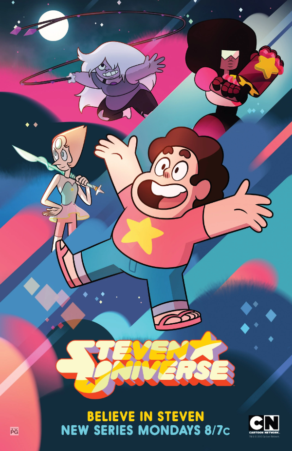 Pôster oficial de steven universo