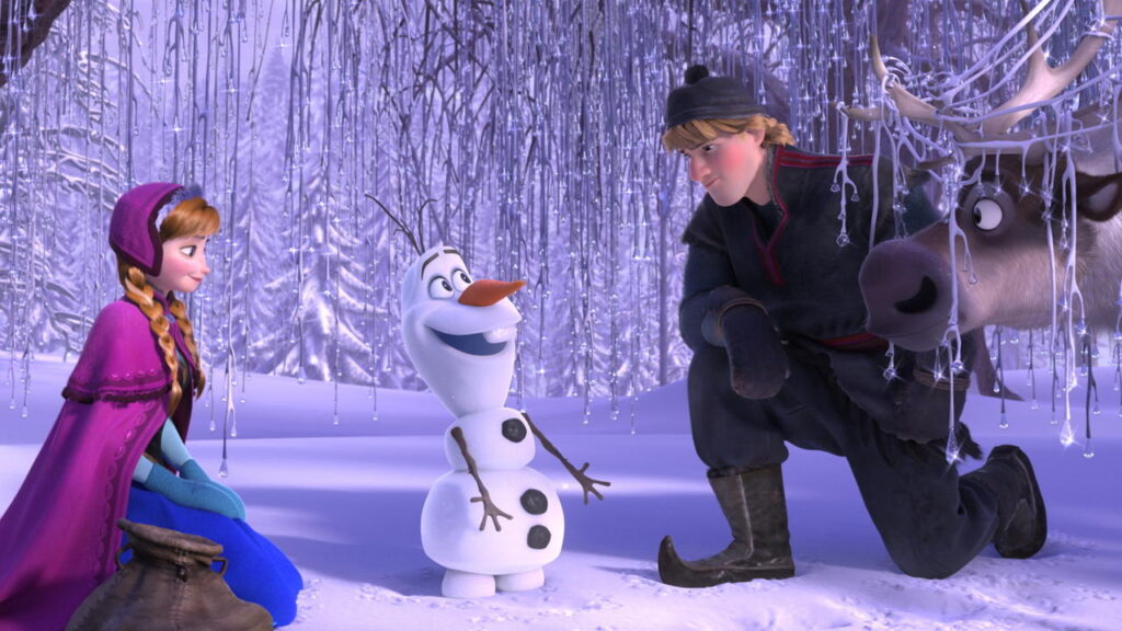 Cena do filme frozen: uma aventura congelante