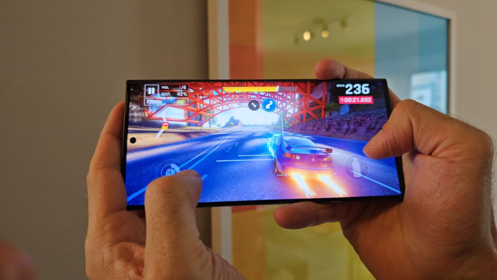 Galaxy s23 ultra rodando asphalt 9