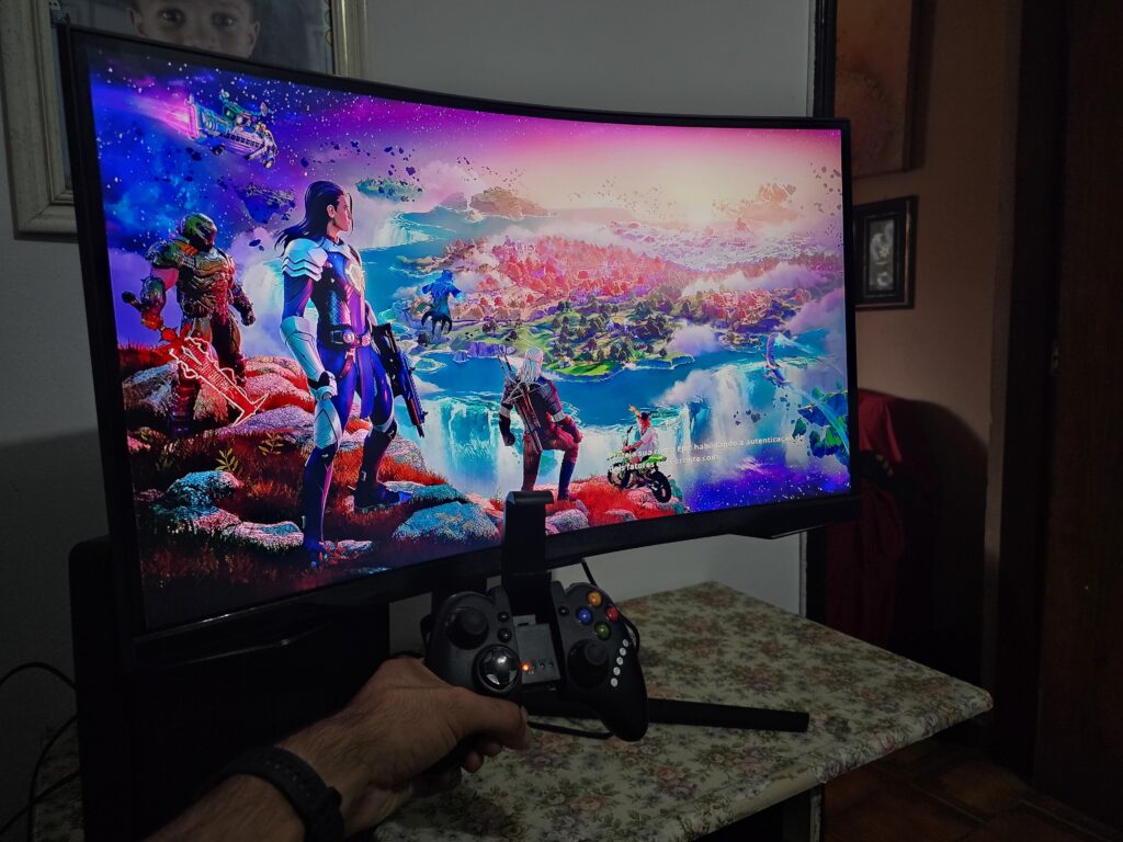 Odyssey g6 reproduzindo fortnite de forma nativa