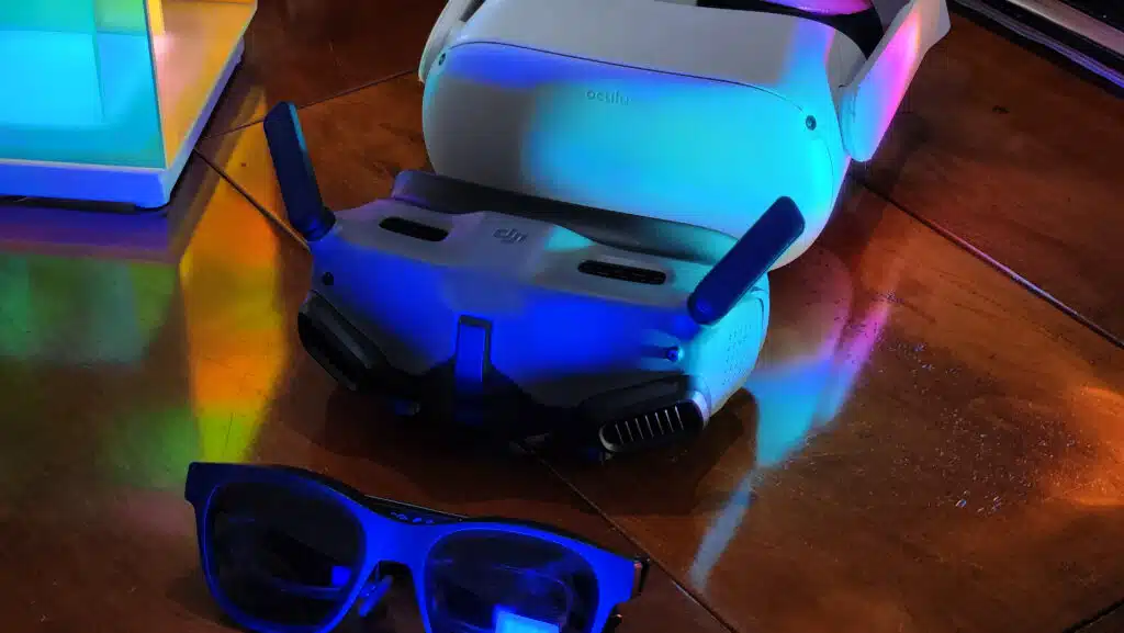 Oculus quest 2, nreal air e dji goggles 2