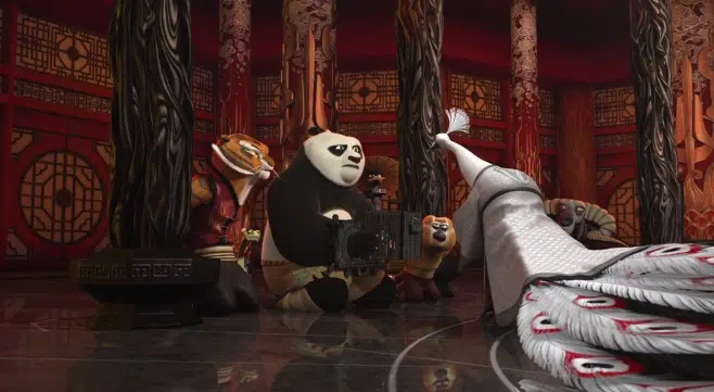 Cena do filme kung fu panda 2