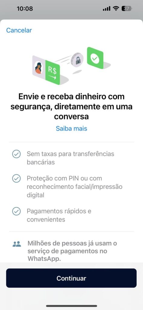 Whatsapp libera compras via cartões de débito, crédito e pré-pago no app