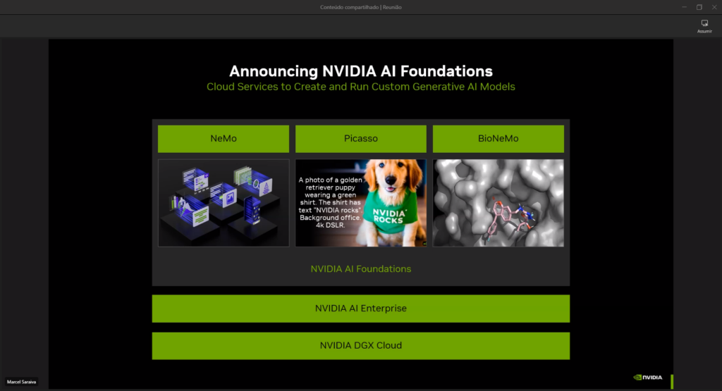 Pacote anunciado sobre o nvidia gtc 2023