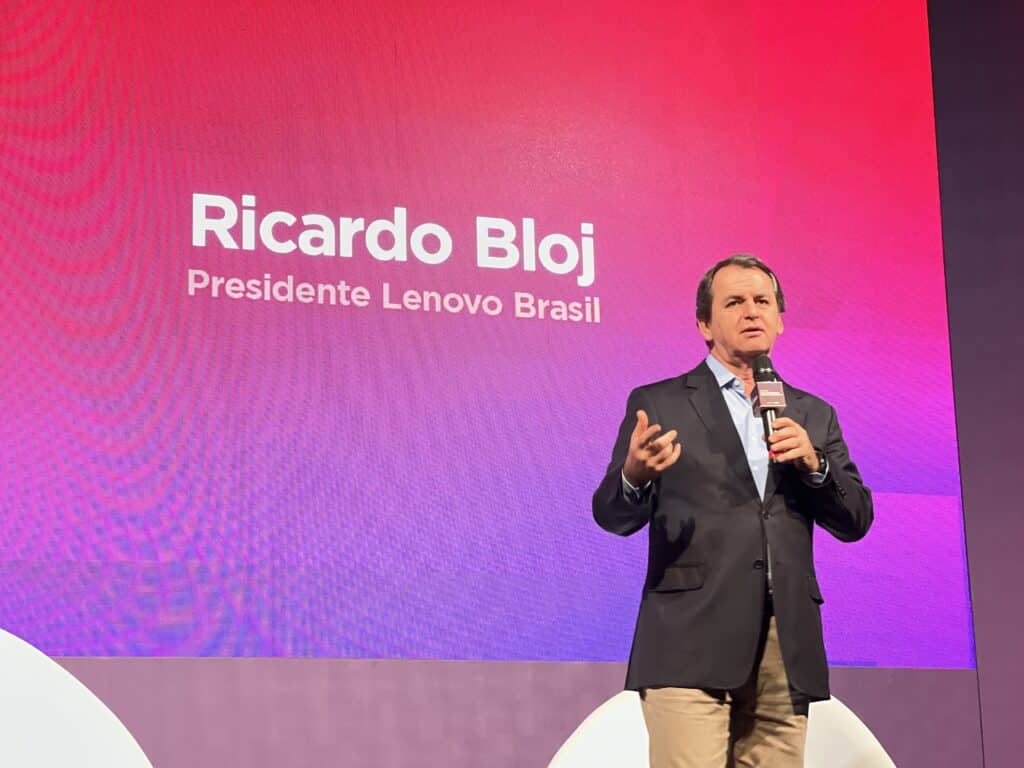 Ricardo bloj, presidente da lenovo brasil falou sobre os desafios do mercado atual