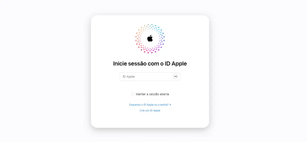 Para desbloquear via icloud é preciso saber seu apple id