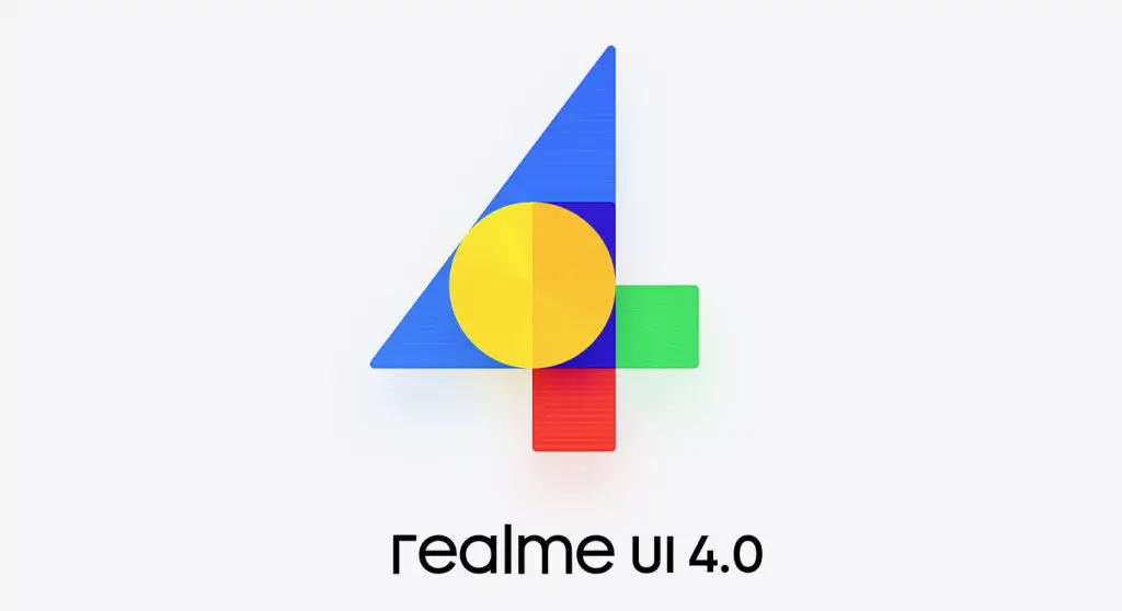 Logo da realme ui 4. 0