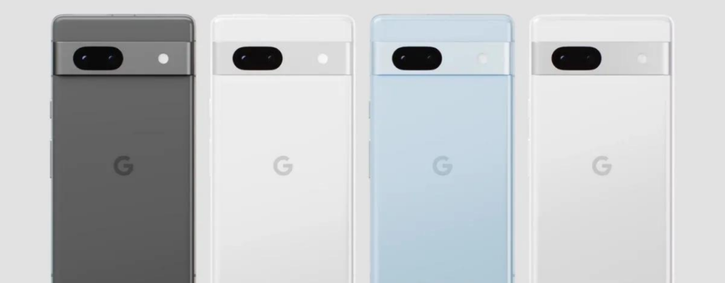 Foto do celular do google, o pixel 7a