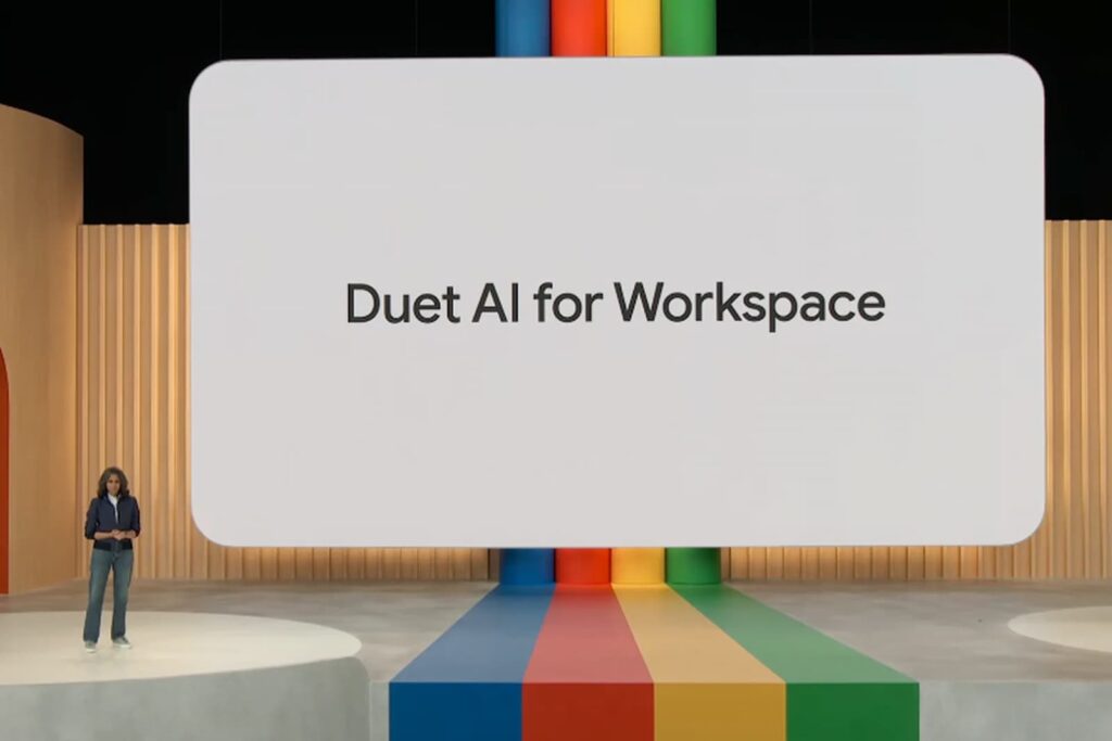 Duet ai apresentado durante o google i/o