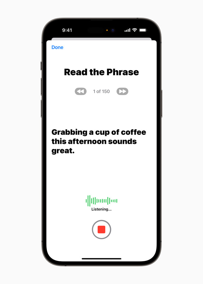 Personal voice irá clonar vozes no iphone