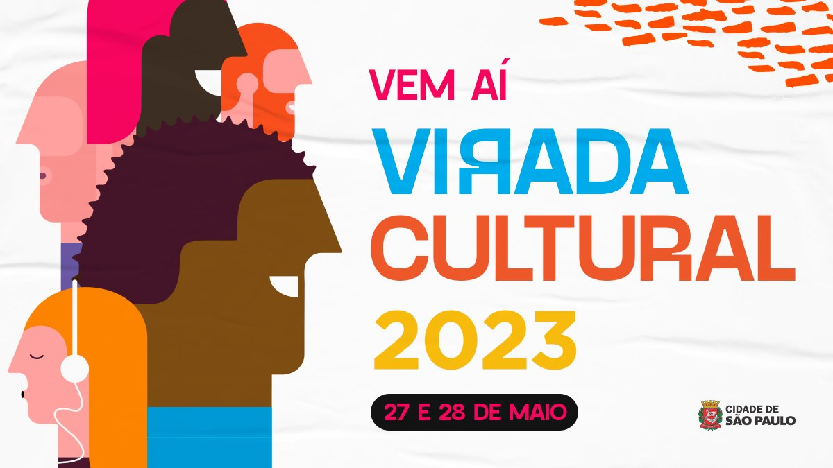 Virada cultural 2023: programação completa com horários e atrações. Veja!. A virada cultural 2023 contará com diversos palcos e atrações. O evento acontece nos dias 27 e 28 de maio. Confira a programação agora!