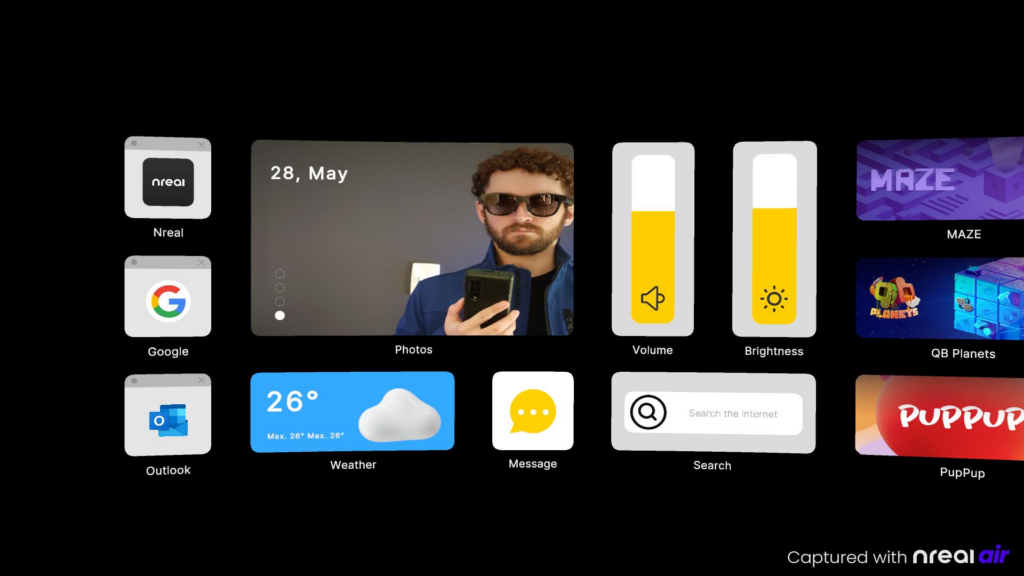 Review nreal air: óculos inteligentes estão se tornando realidade?. O nreal air é um produto muito interessante que te permite ver conteúdos em full-hd numa tela mini-oled, mas será que é útil e funcional?