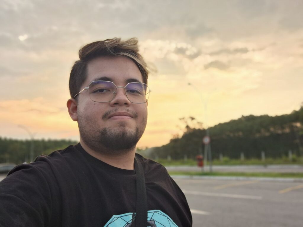 Câmera de selfie do galaxy a54 5g