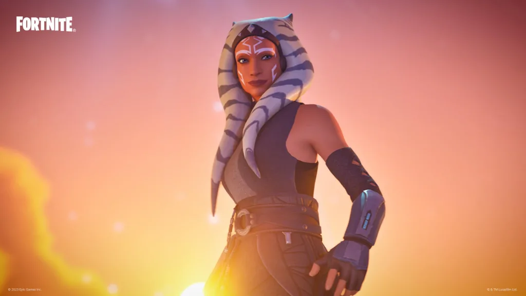 Ahsoka tano em fortnite