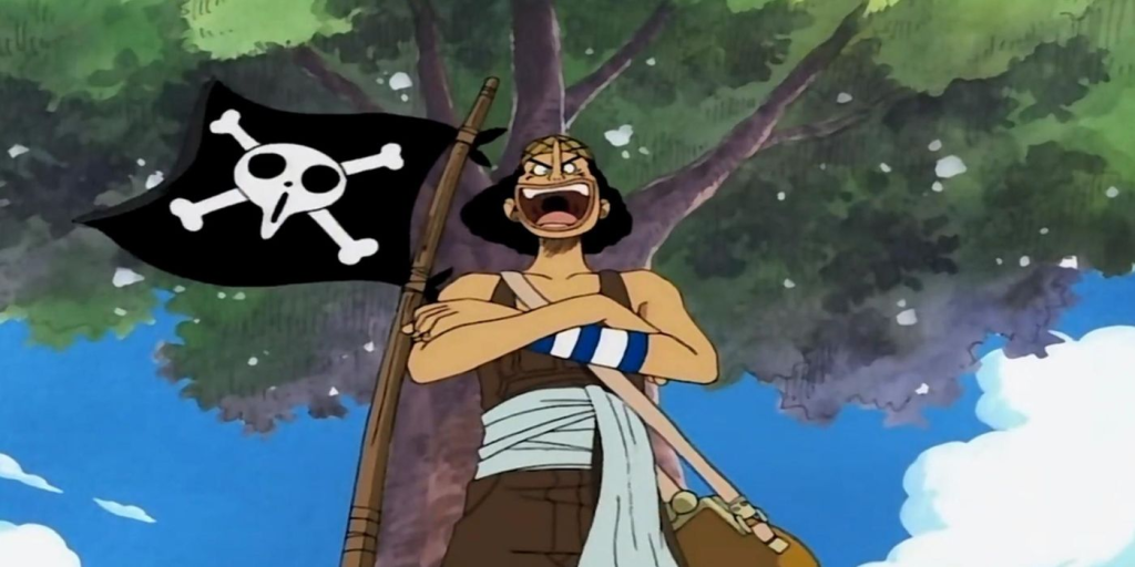 O personagem usopp no anime de one piece