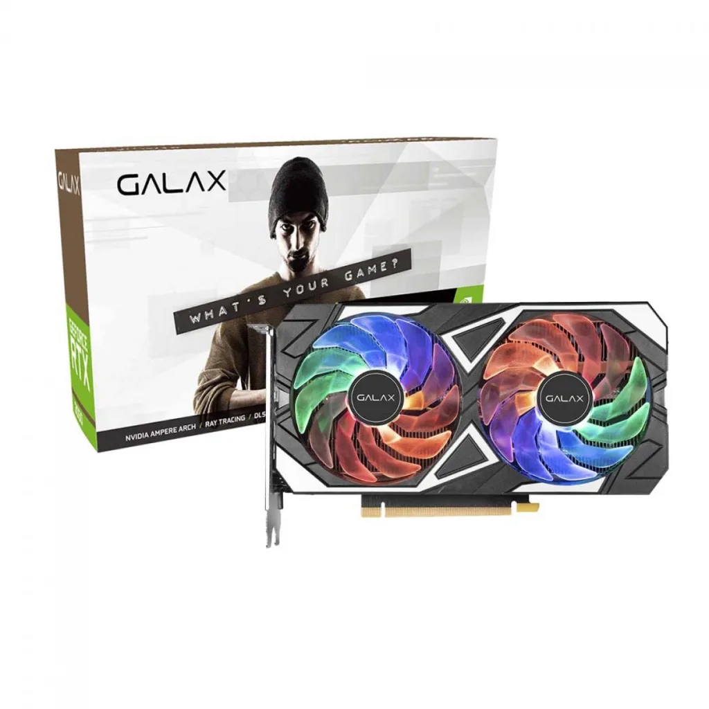 Galax geforce rtx 3050 ex (1-click oc) na lista de promoções em placa de vídeo da nvidia